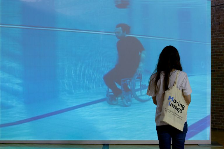 Presenting video at art fairs