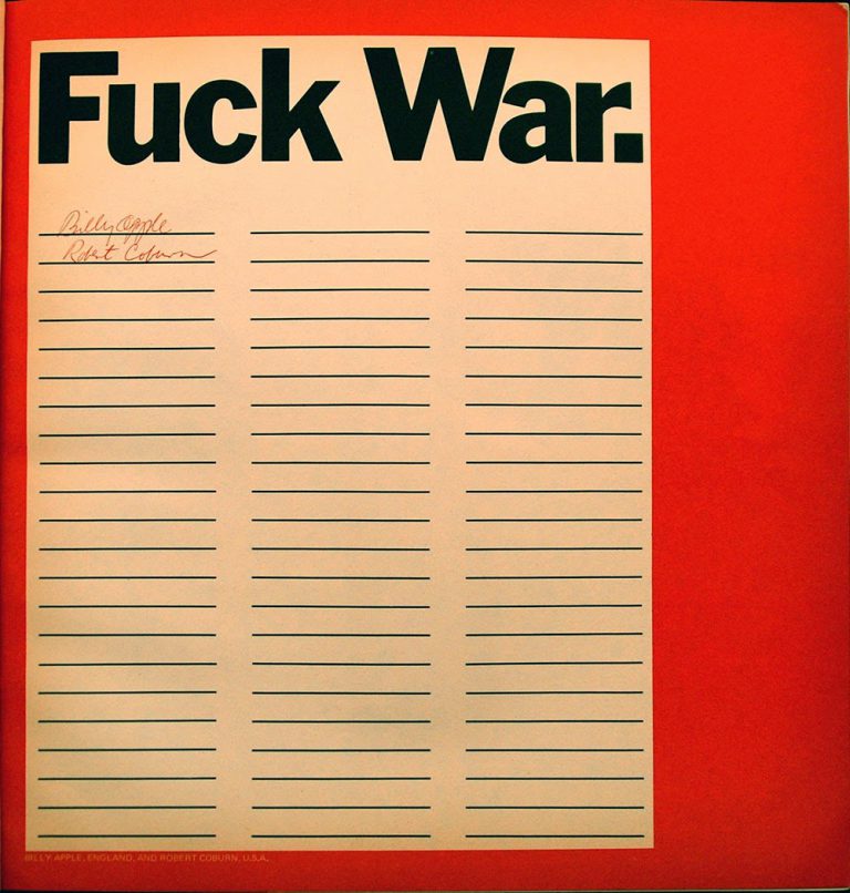 From the Billy Apple archive