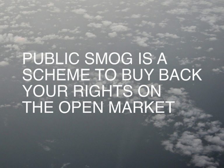 Public Smog will save the earth