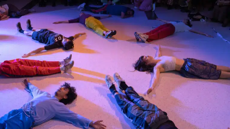 Alicia Frankovich’s ‘Feather Star’ performance for ‘The Charge That Binds’ at the Australian Centre for Contemporary Art, Melbourne, AU, 22 & 24 Feb 2025, 5:45pm